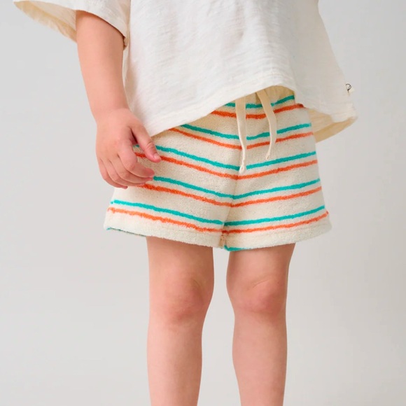 My little COZMO Toweling stripe KID shorts size 6 - Picture 2 of 5